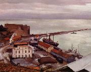 Marquet, Albert Le port de Bougie en Algerie oil painting on canvas